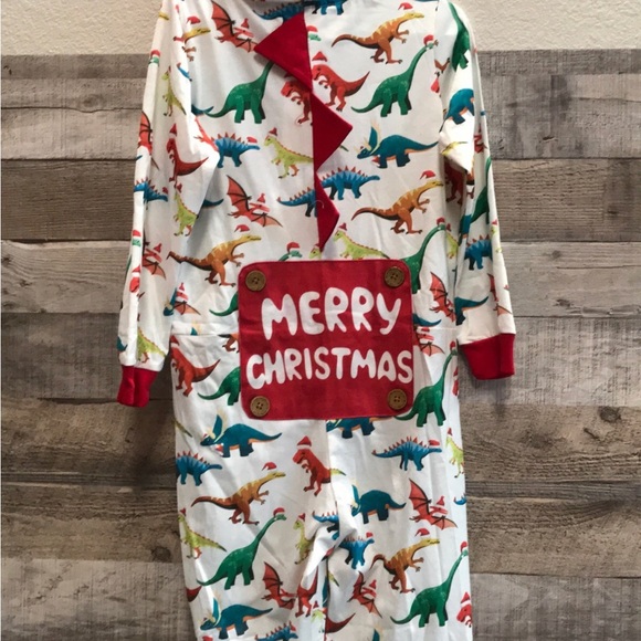 Christmas dinosaur onesie - Picture 1 of 3